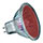 Red Coloured 12 volt 20 watt Halogen Dichroic Light Bulb