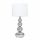 Marissa Chrome 35cm Touch Table Lamp White Shade