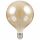 Crompton 4313 7.5 watt ES-E27mm Screw Cap G125mm Gold Tint Dimmable LED Globe Bulb