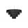 Nevada 4 Tiered Decorative Black Pendant Lamp Shade