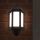 Eterna VECOHBK Outdoor Black Half Lantern LED Wall Light
