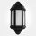 Eterna VECOHBK Outdoor Black Half Lantern LED Wall Light