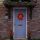 Outdoor Battery Powered Festive Garland, Wreath, 2 Potted Trees Christmas Door Set With Colour Changing LEDs