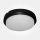 Cassi IP54 8W Black Circular LED Ceiling/Wall Light With Diffuser