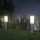 Set of 2 Outdoor Solar Powered Kodiak Post Lights - SS9900