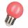 1 watt ES-E27mm Pink LED Golf Ball G45 Display Light Bulb