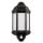 Black 7 watt Outdoor Security Half Lantern LED Light Fitting