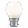 15 watt BC-B22mm White Colour Glazed Golf Ball Light Bulb