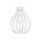Alloa White Painted Basket Pendant Lamp Shade