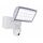 White Lutec PERI Outdoor Security Light With Built-In Camera