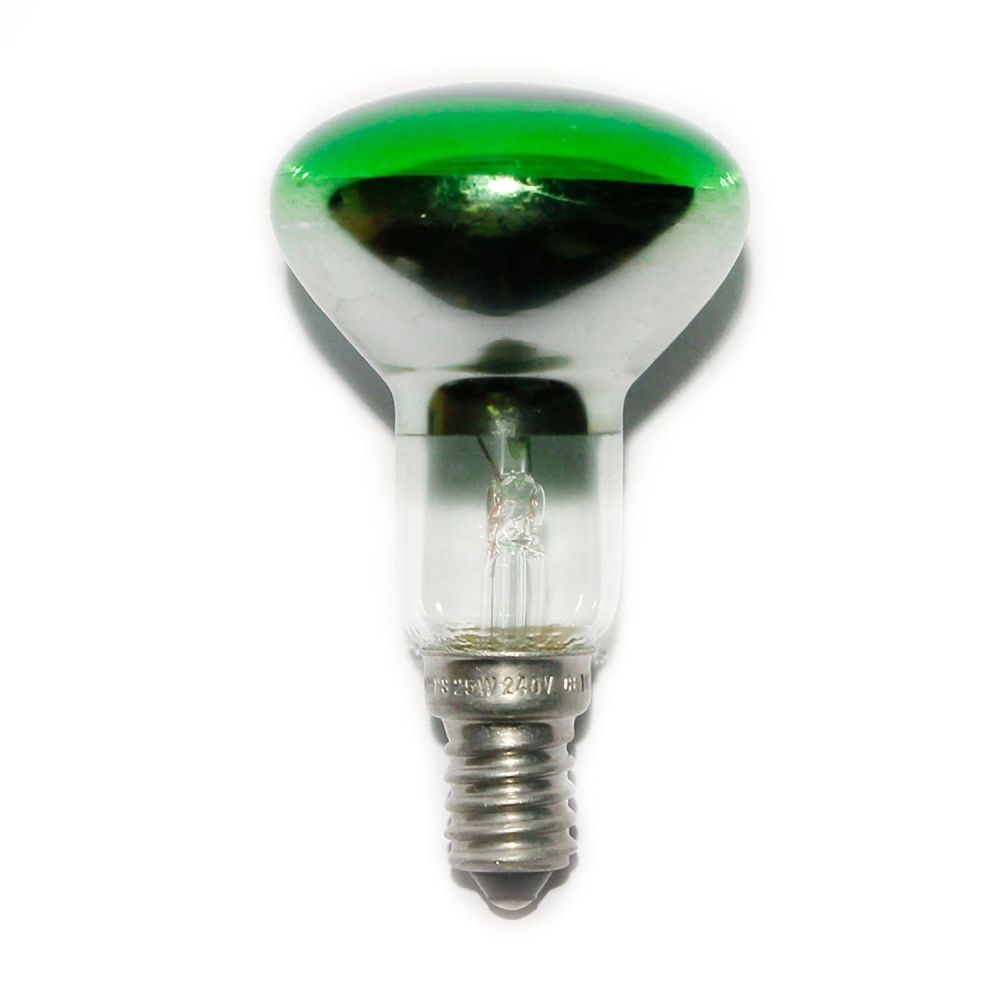 25 Watt SES-E14 R50 Green Reflector Bulb