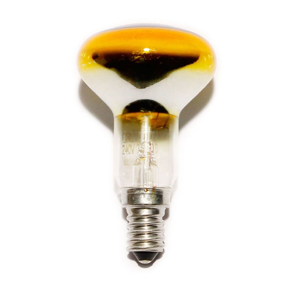 25 Watt SES-E14 R50 Yellow Reflector Bulb