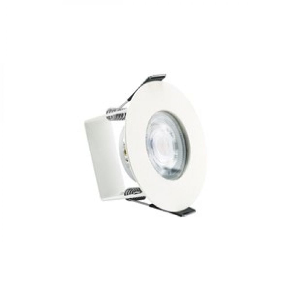 Integral ILDLFR70D023 400LM 4000k Fire Rated White Round Dimmable Downlight & Insulation Guard