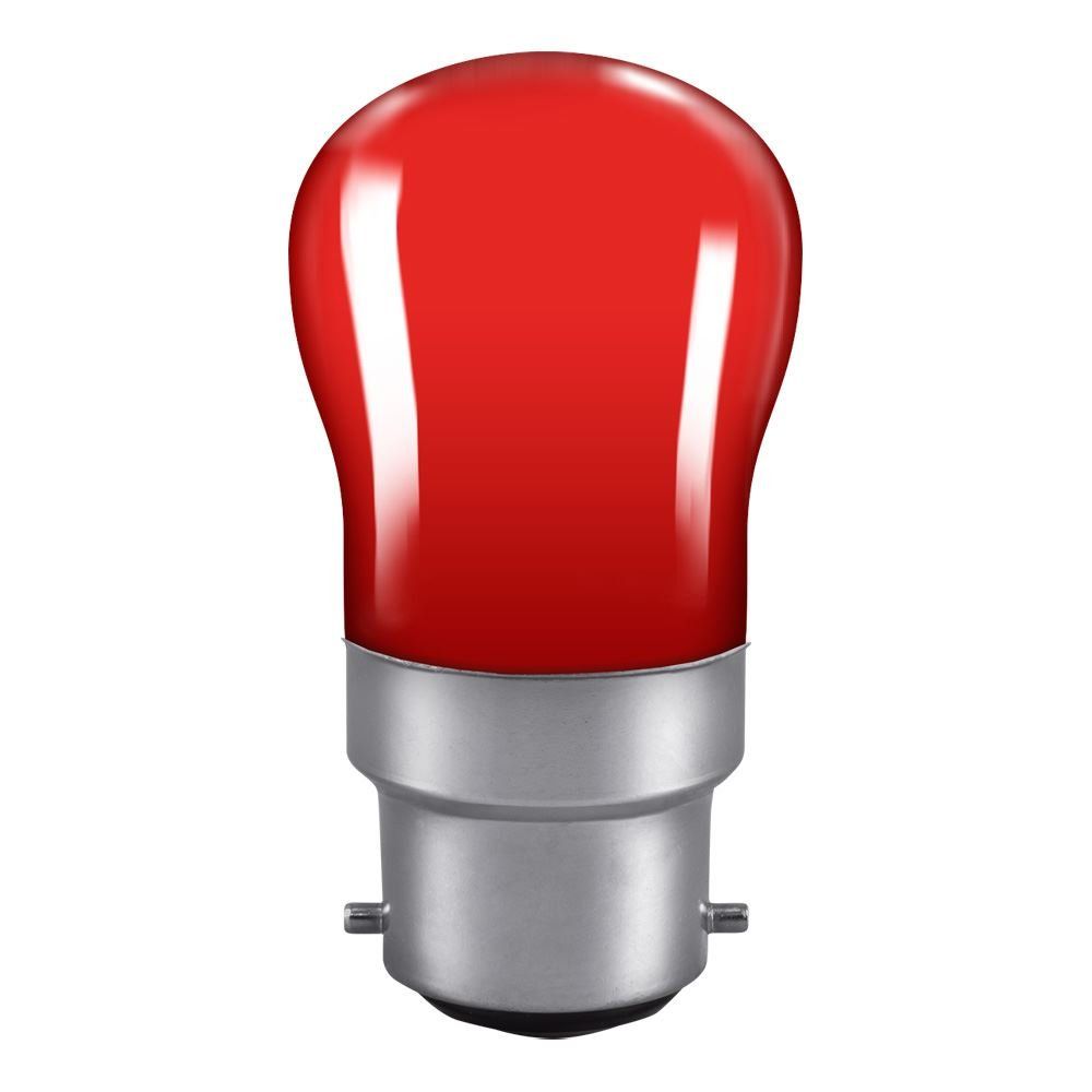 15 watt Standard Bayonet Cap (BC-B22mm) Red Miniature Pygmy Light Bulb