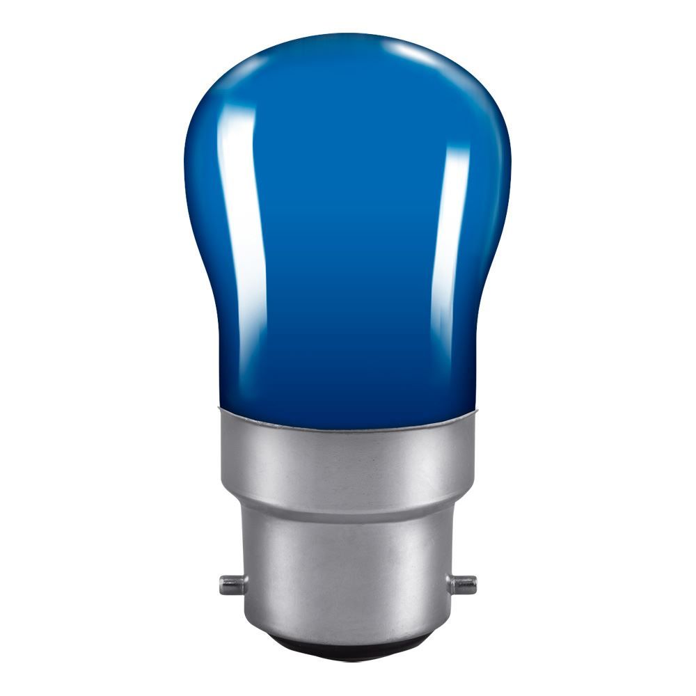 15 watt BC-B22d Blue Coloured Pygmy Light Bulb