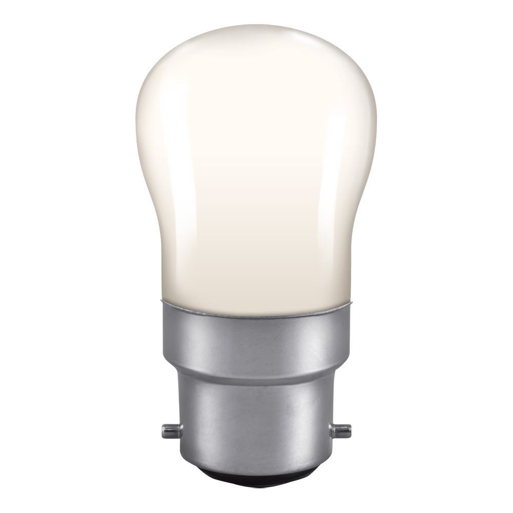 15 watt BC-B22d White Coloured Pygmy Light Bulb