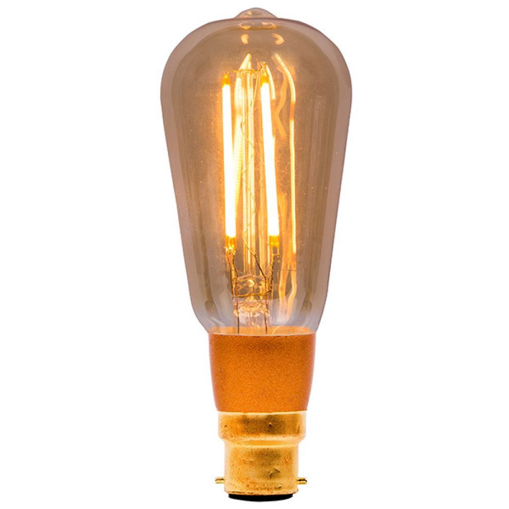 Bell 01468 4 watt BC-B22mm Dimmable Amber Glow ST64 Lamp
