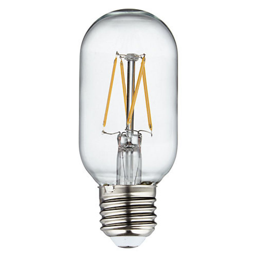 Calex 425496 4 watt Dimmable Tubular T45L Clear Filament LED Bulb