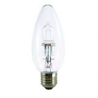 28 Watt ES Clear Energy Saving Halogen Candle Light Bulb