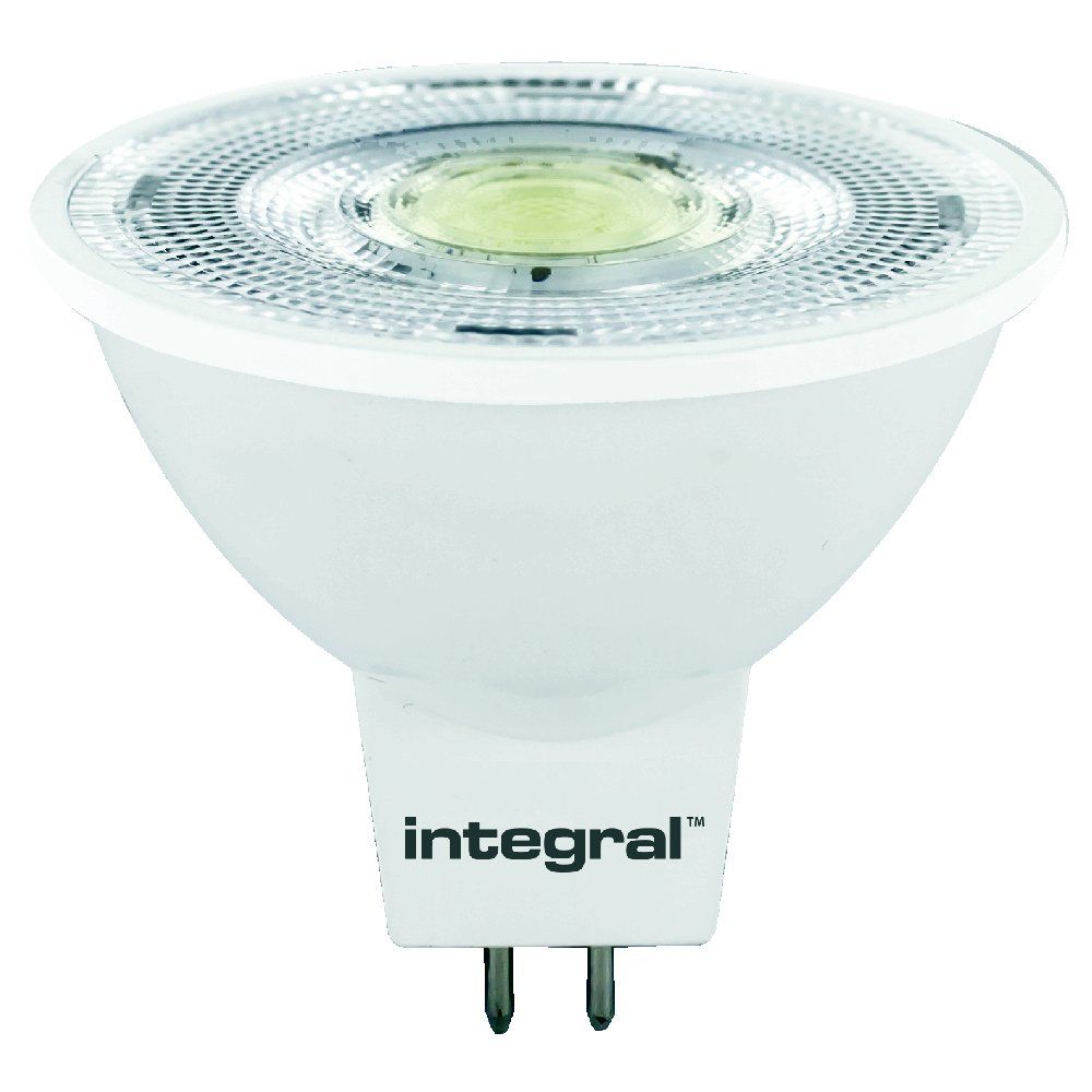 Integral 8.3 Watt MR16 GU5.3 Cool White Dimmable Bulb - 3 Pack
