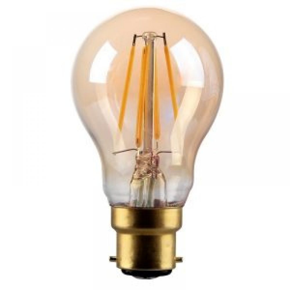 Kosnic LED 4 watt BC-B22mm Antique GLS Warm White Gold Filament Bulb