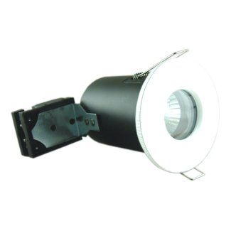 White GU10 IP65 Fire Rated Shower Light Fitting