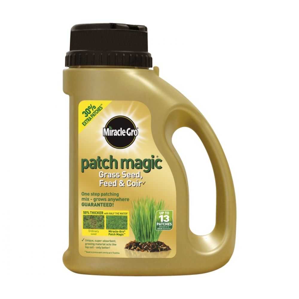 Miracle Grow Patch Magic Grass Seed, Feed & Coir