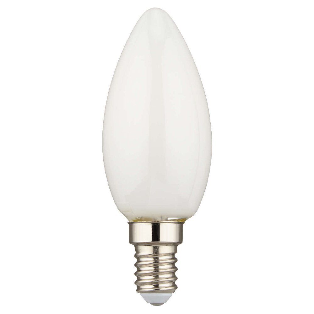 10 x New LEUCI 40W E27 ES Edison Screw OPAL Candle Light Bulb Lamp 230V Job Lot 