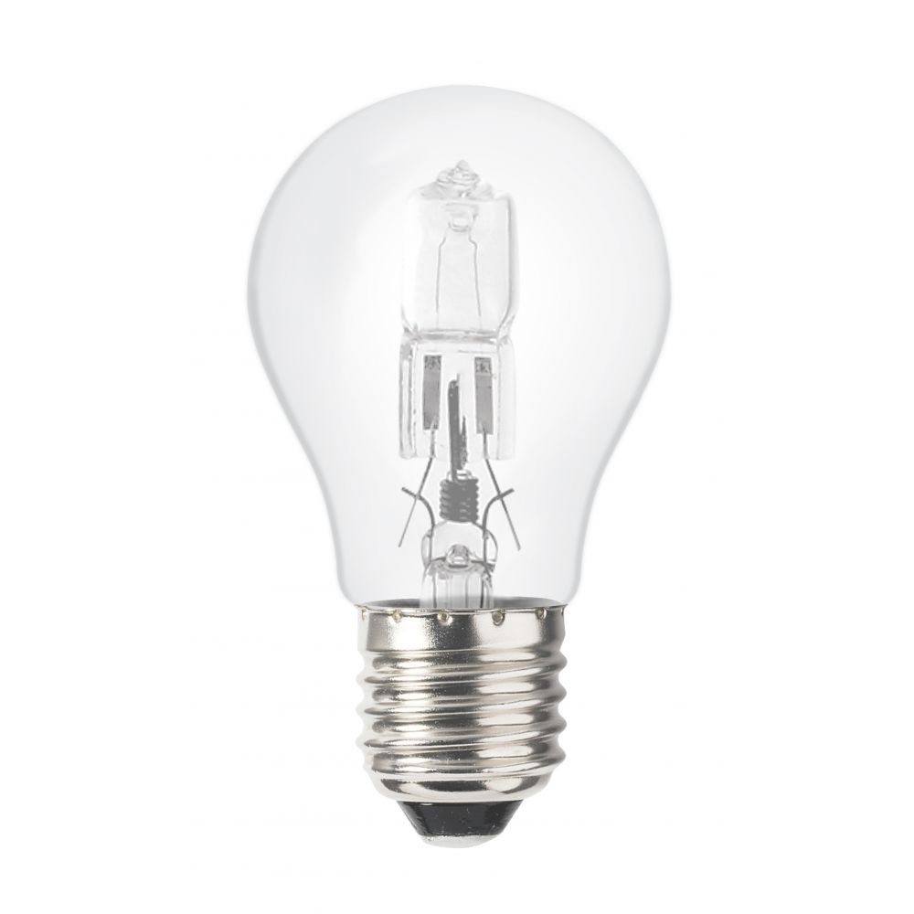 28 watt ES-E27mm Clear Halogen Energy Saving GLS Light Bulb