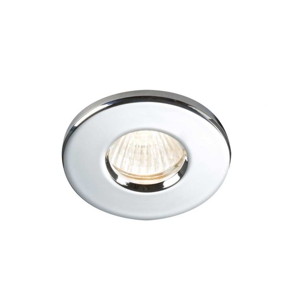 Silver Chrome Recessed IP65 LED Shower Bathroom Light MR16 Ceiling Spot Lamp