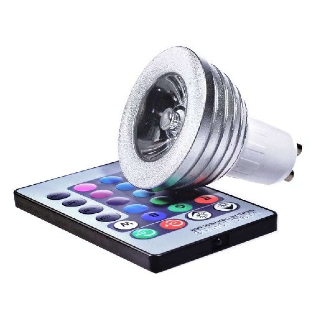 Colour Changing LED Light Bulb - Red, Green,Blue