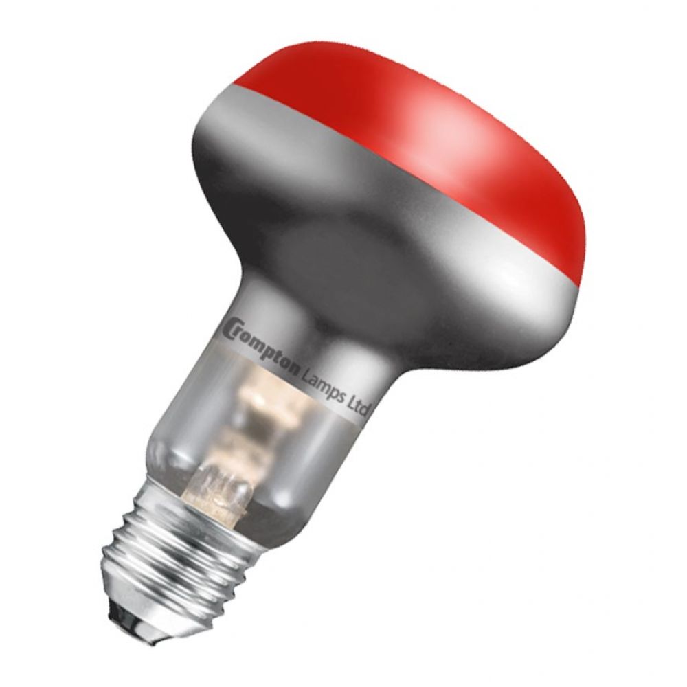 Red 40 watt ES-E27mm R64 Reflector Light Bulb