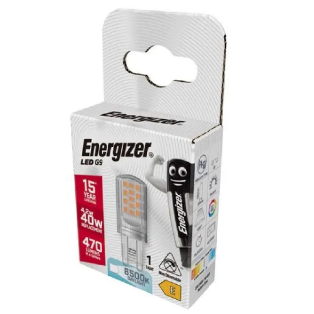A Pack of 12x S18752 Energizer 4.2 watt G9 LED Capsule - 6500k Daylight White