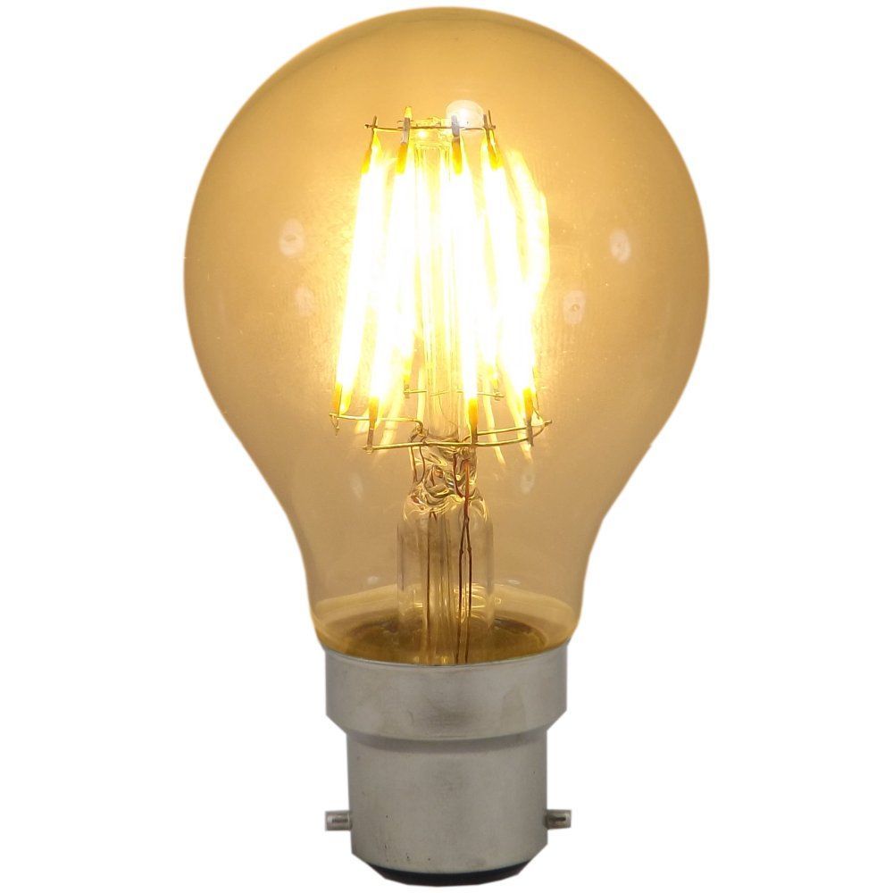 6 watt BC-B22mm Decorative Antique Filament LED GLS Bulb