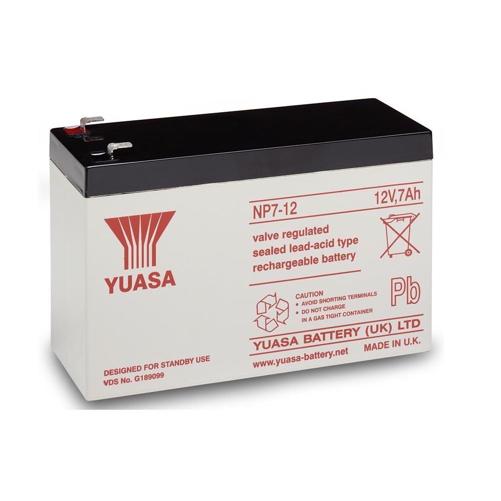 Yuasa NP7-12 12 volt 7ah Sealed Acid Battery