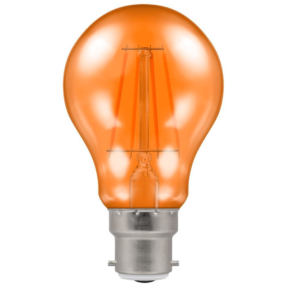 Crompton 13698 4.5 watt BC-B22mm Orange Harlequin LED GLS Light Bulb