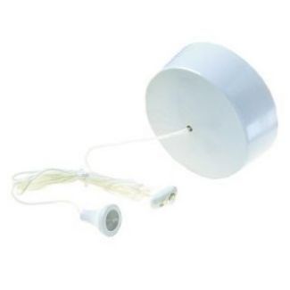 Dencon 1731P White 6A 2 Way Ceiling Pull Switch
