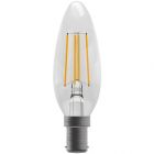 Bell 05023 Pro LED 4 watt SBC Clear Filament LED Candle Bulb