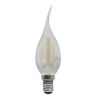Bell 4 Watt Satin Dimmable Bent Tip Filament LED Candle