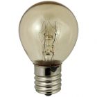 125 volt 25 watt E17 Round Microwave Light Bulb