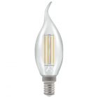 Crompton 12165 5w SES-E14 Dimmable LED Bent-Tip Clear Filament Candle