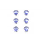 10 Pack of Stainless Steel 15mm Blue LED Deck Lights