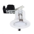 White Fire Rated Fixed GU10 Downlight Fitting
