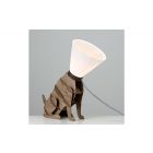 Sitting Dog Table Lamp with Cone Shade