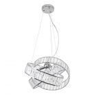 Hudson 3 Way Intertwined Chrome Ceiling Light