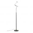 Infinity Matt Black 12 watt LED Energy Efficient Spiral Floor Lamp 25857