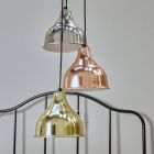Dion 3 Way Metallic Copper, Chrome & Brass Ceiling Light