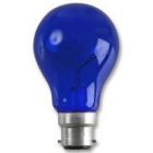 Crompton Harlequin Blue 15 watt BC-B22mm Rough Service GLS Light Bulb - Now LED