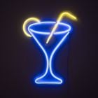 Special Effect Cocktail Glass LED Neon Style Wall Light