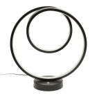 Infinity LED Loop Touch Table Lamp in Matte Black 26273